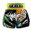 Twins Kickboxing Shorts Graffiti Green