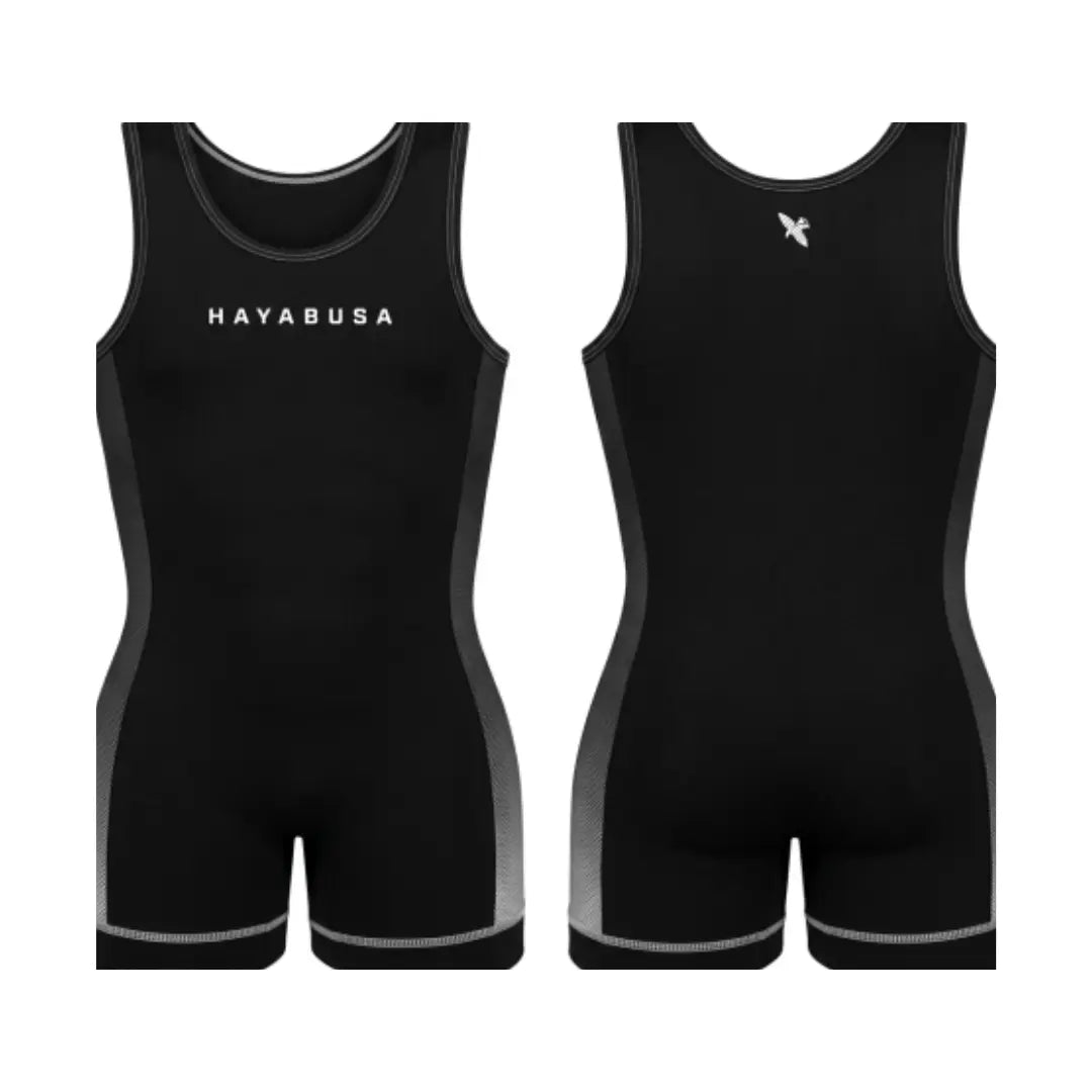 Singlet de lucha mujer negro Hayabusa