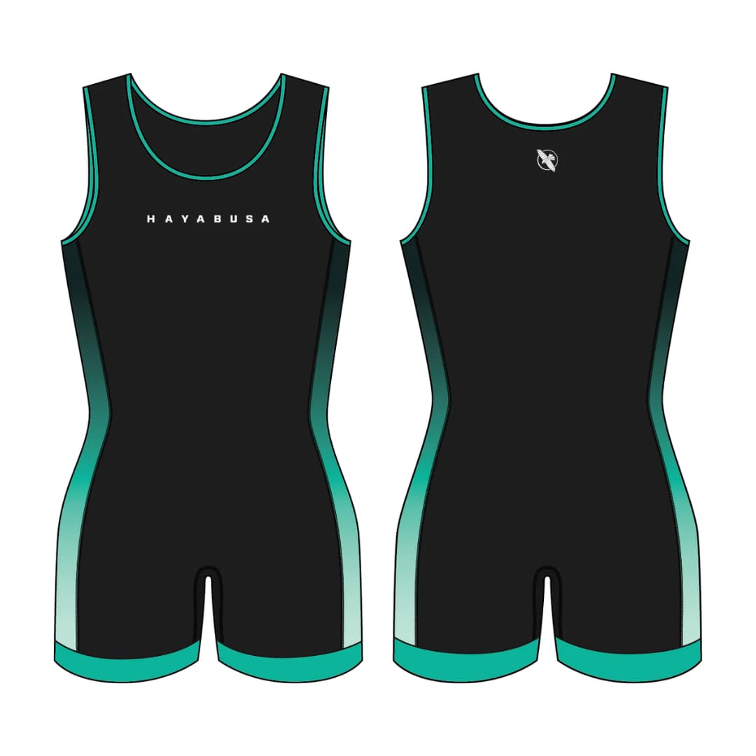 Hayabusa Wrestling Trikot Damen Blau