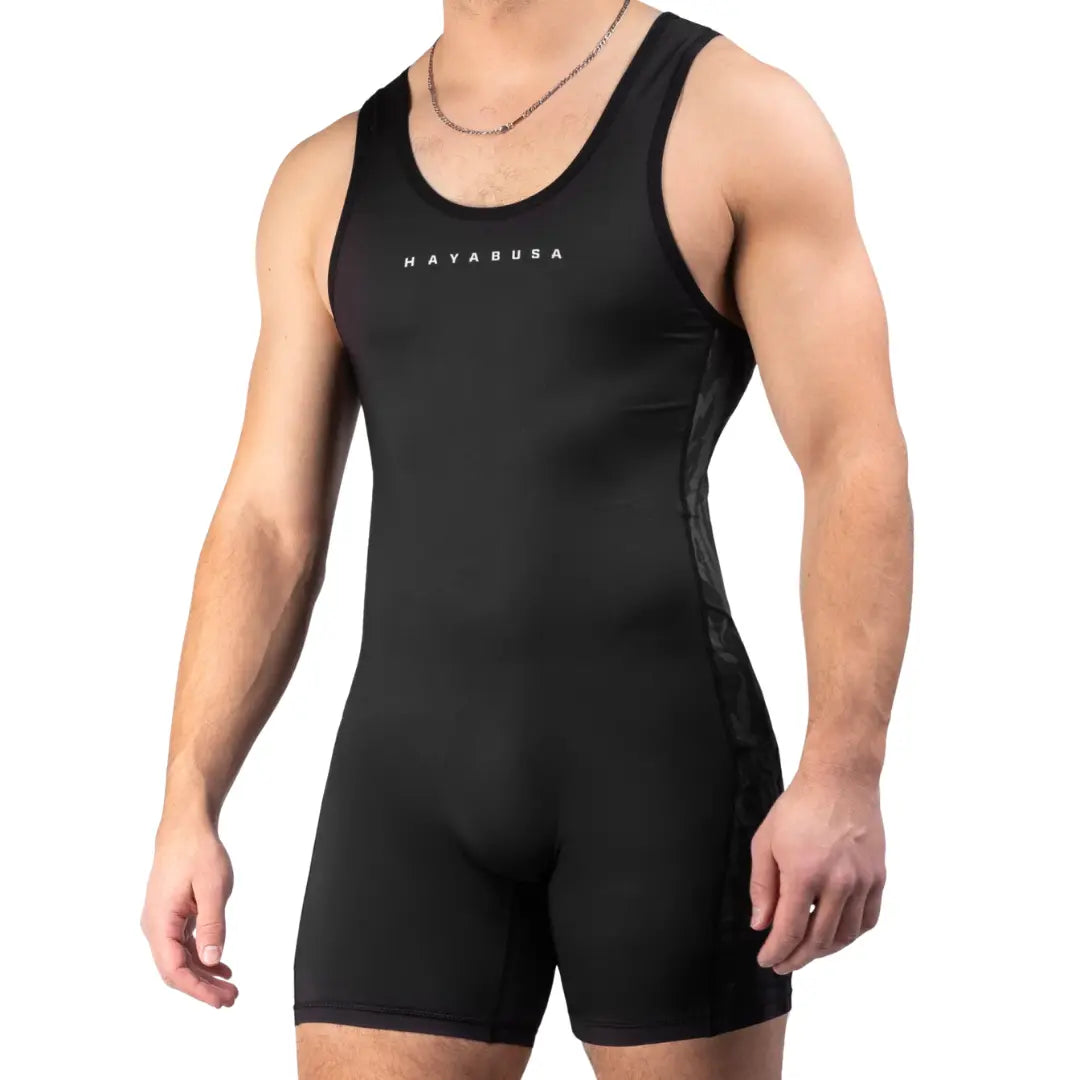 Hayabusa Wrestling Trikot Schwarz