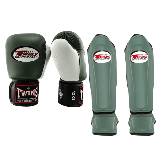 Twins Kickboxing Set BGVL 4 Green