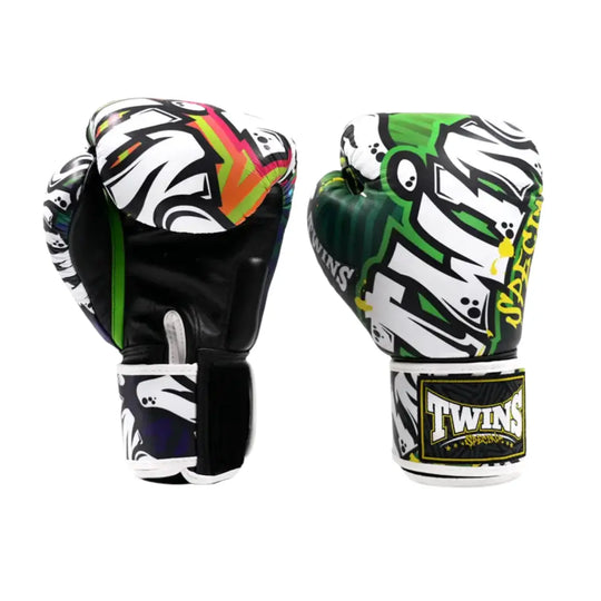Voor en achterkant van de Twins Bokshandschoenen FBGVL 4 