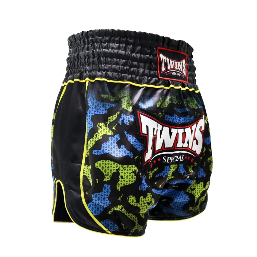 Twins Kickboks Broekje TTBL Atlas Blauw