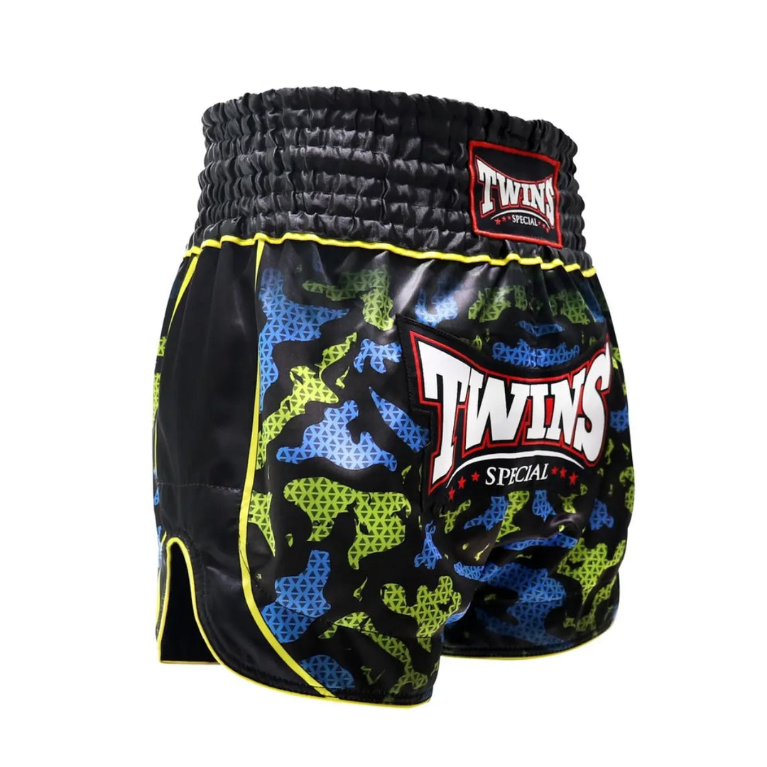 Twins Kickboks Broekje TTBL Atlas Blauw