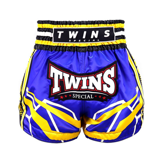 Twins Kickboks Broekje TTBL Racing Blauw