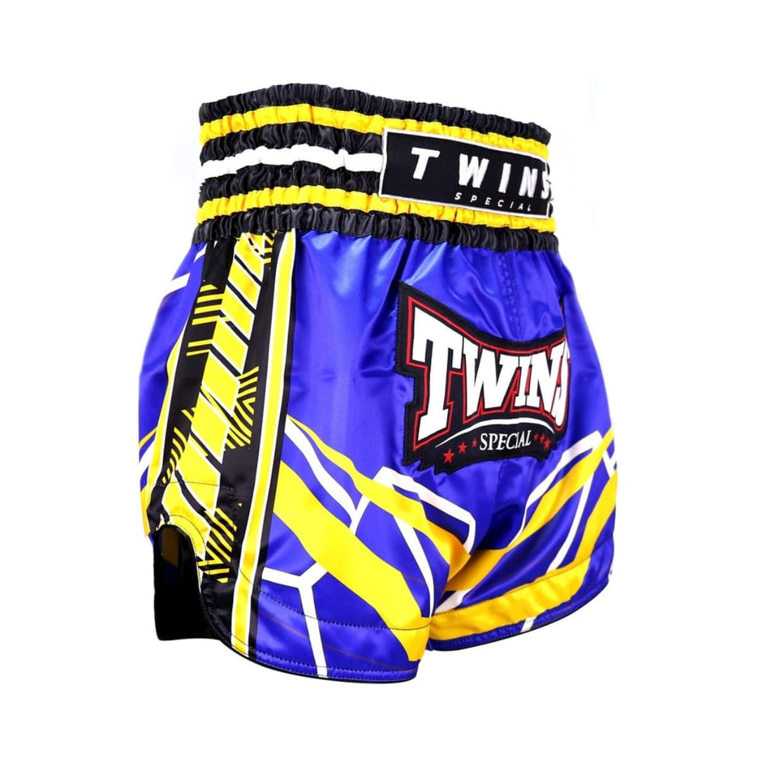 Twins Kickboks Broekje TTBL Racing Blauw