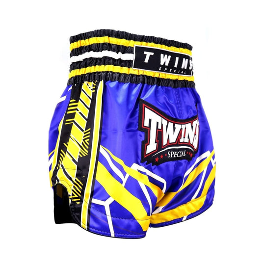 Twins Kickboks Broekje TTBL Racing Blauw