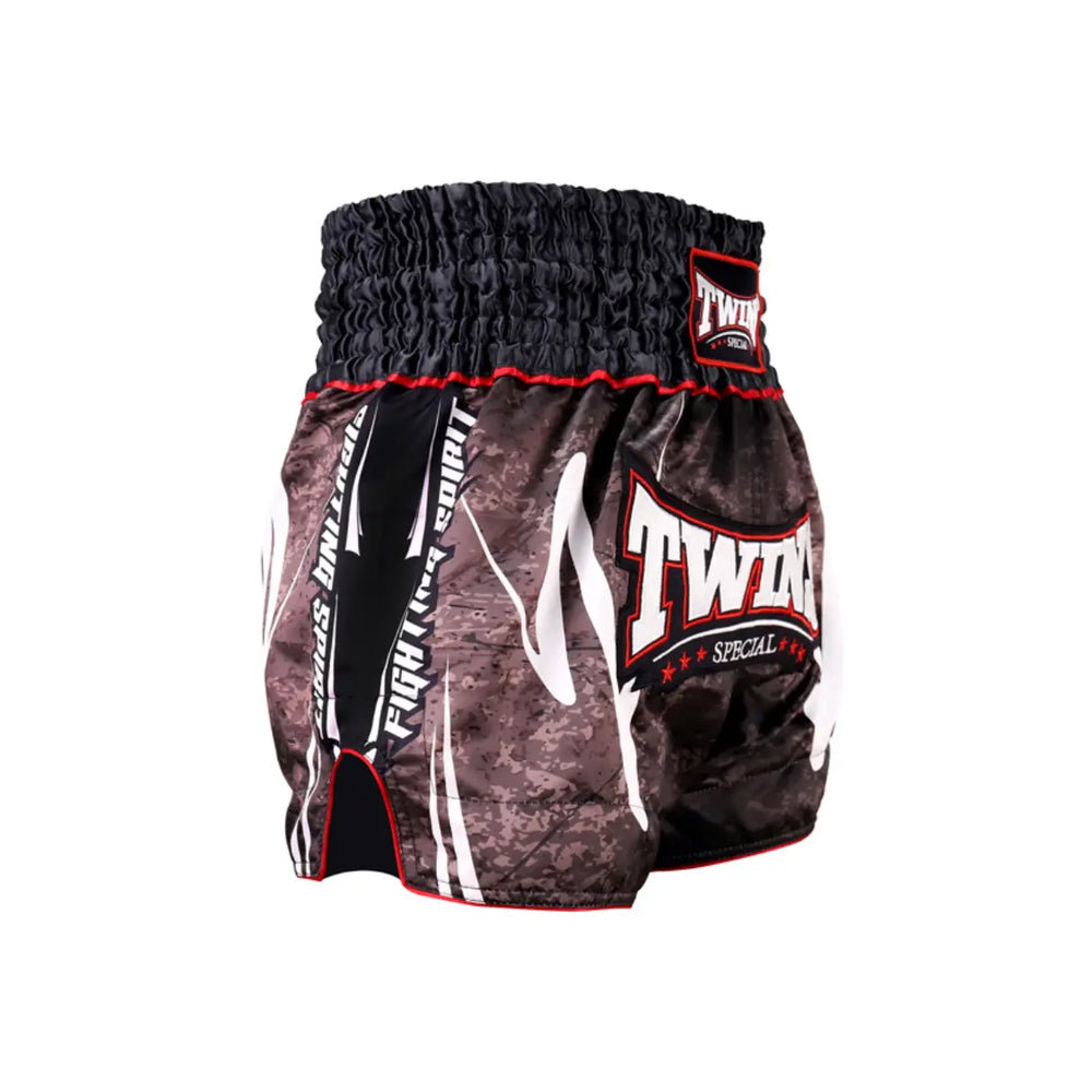 Twins Kickboxing Shorts TTBL Rusty Black