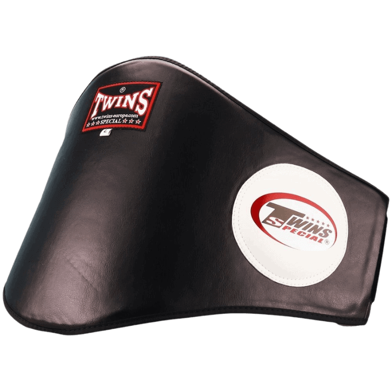 Donkerbruine Twins Belly Pad BP-2 met centraal wit Twins Special logo.