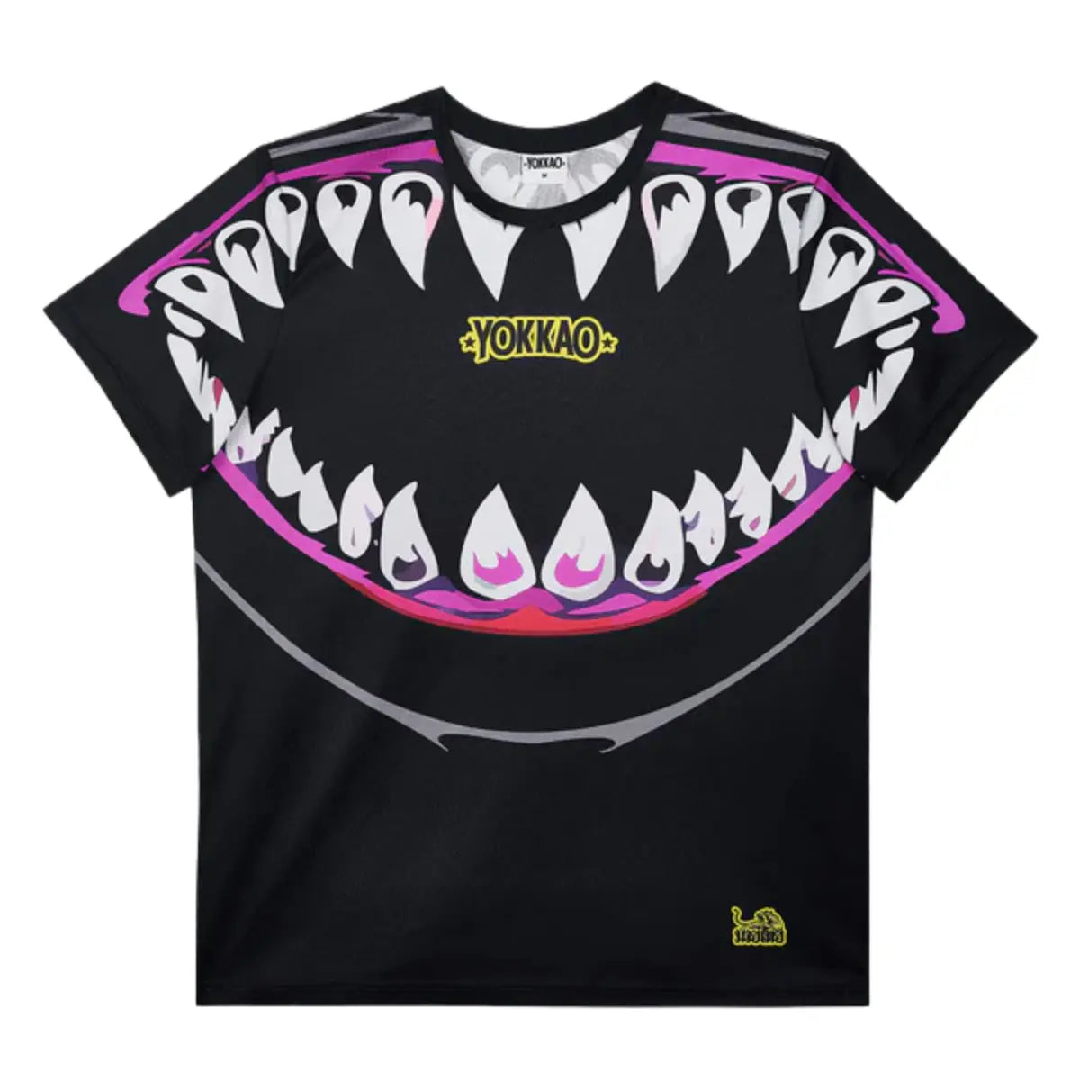 Yokkao T-shirt Sharknado Zwart voorkant productfoto met opvallend sharknado design en zwart basis