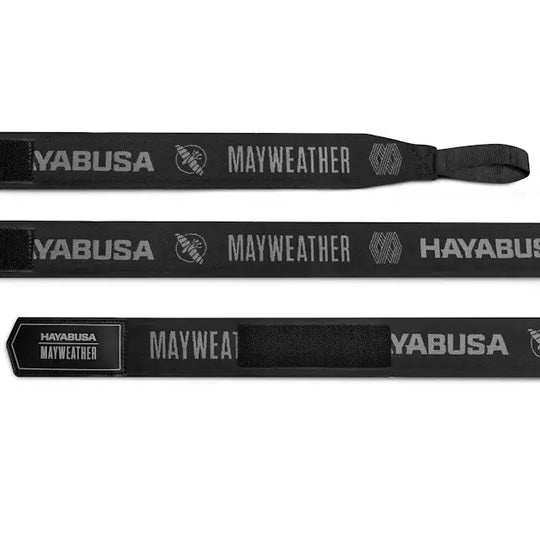 Mayweather 180” Deluxe Hand Wraps Black/Grey