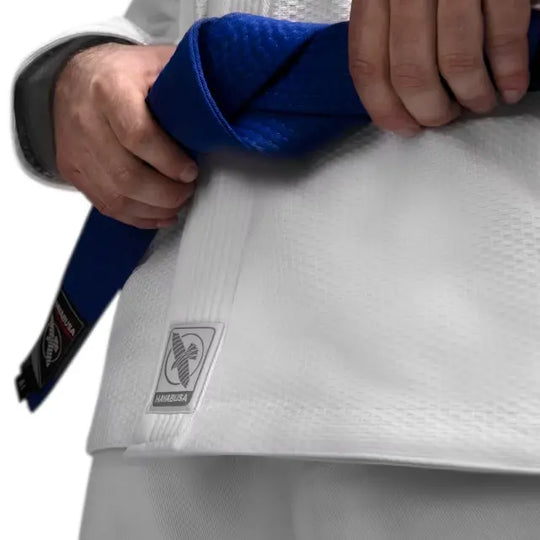 Hayabusa Essential Gold Weave Jiu-Jitsu Gi Weiß