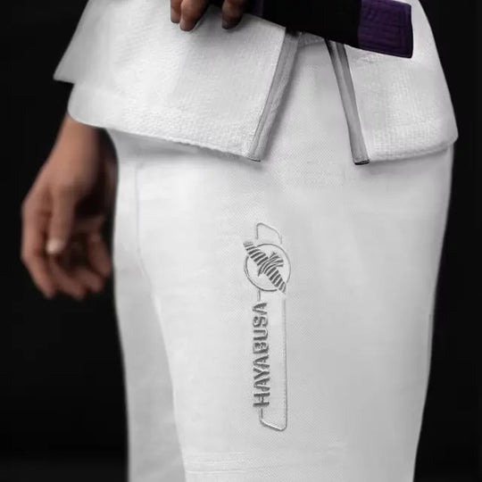 Hayabusa Essential Gold Weave Jiu-Jitsu Gi Weiß