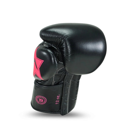 et Fairtex bokshandschoenen zwart roze uit exclusive serie voor intensieve training