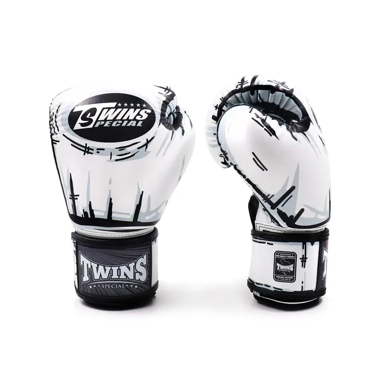 Twins Bokshandschoenen Fantasy Wit