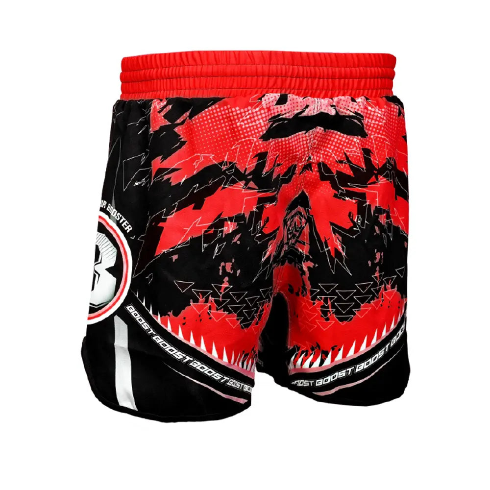 Booster MMA Shorts Chaos Rood