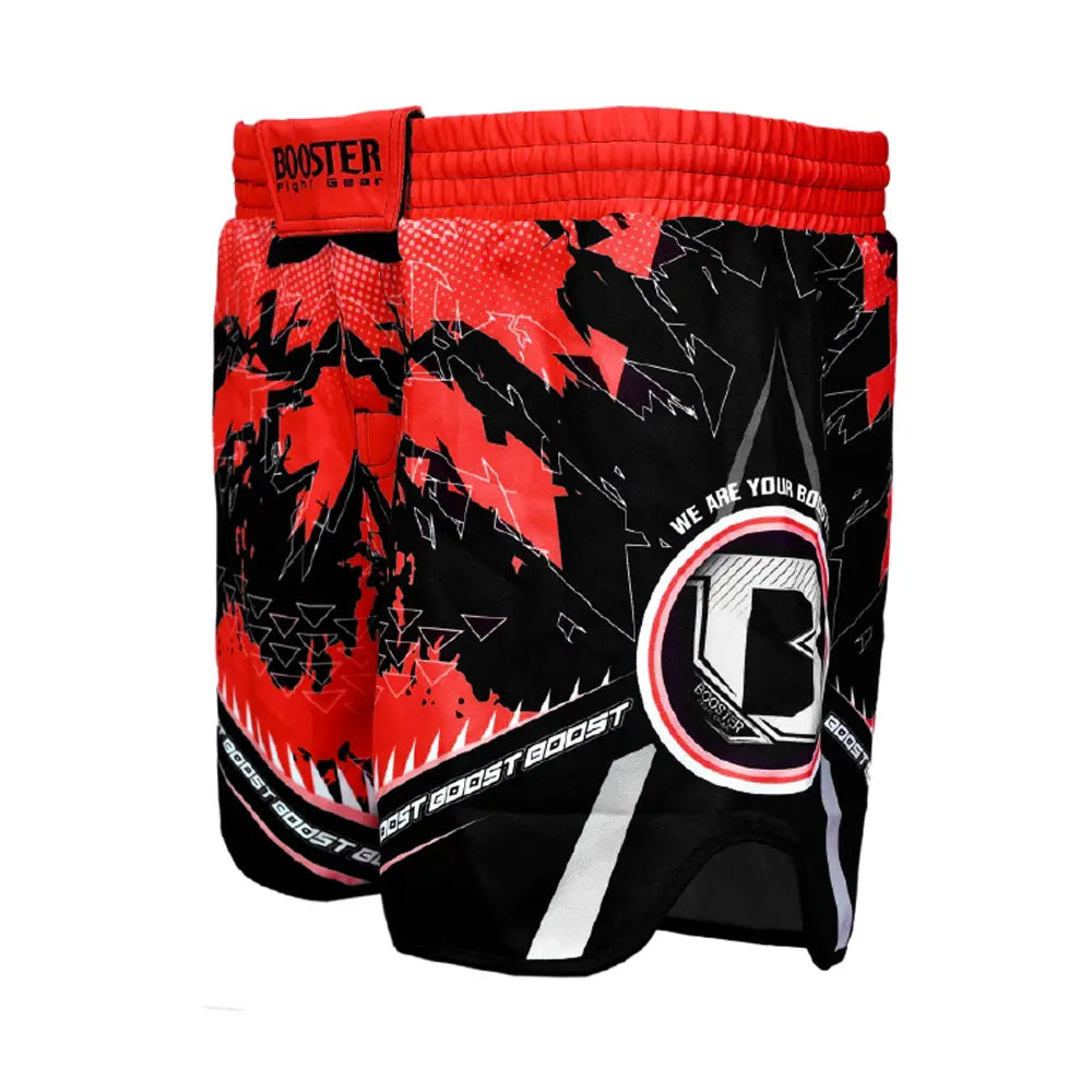 Booster MMA Shorts Chaos Rood