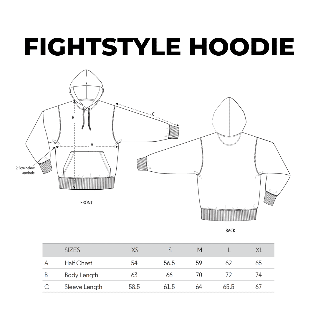 Fightstyle Hoodie Dip Dye