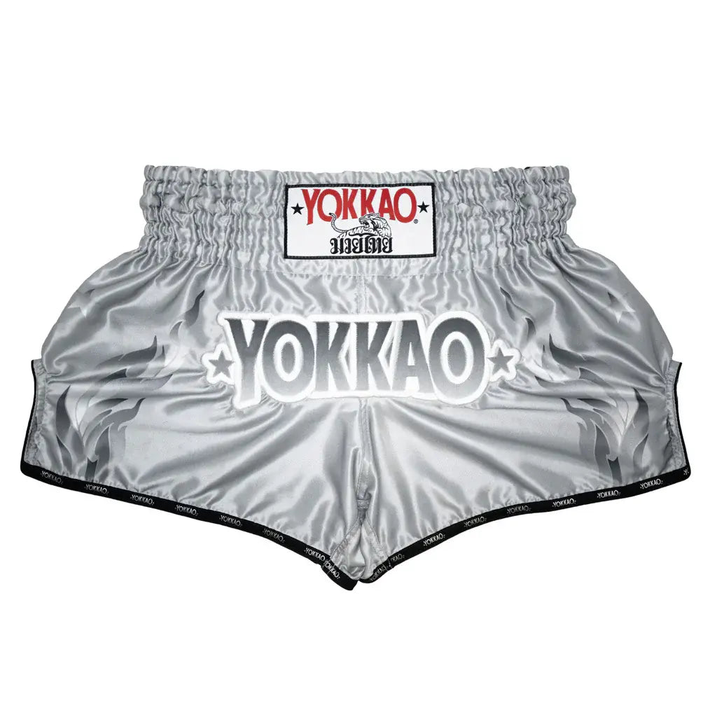 Yokkao Kickboks Broekje The Flame Zilver