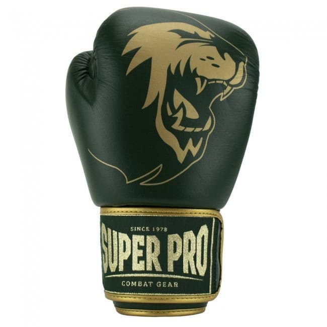 Super Pro Boxing Gloves Warrior Green