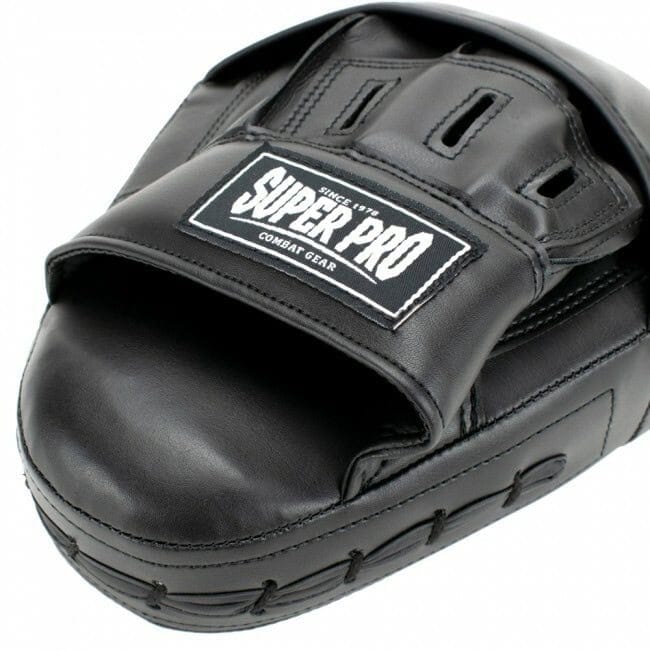 Super Pro Handpads Curved PU Zwart