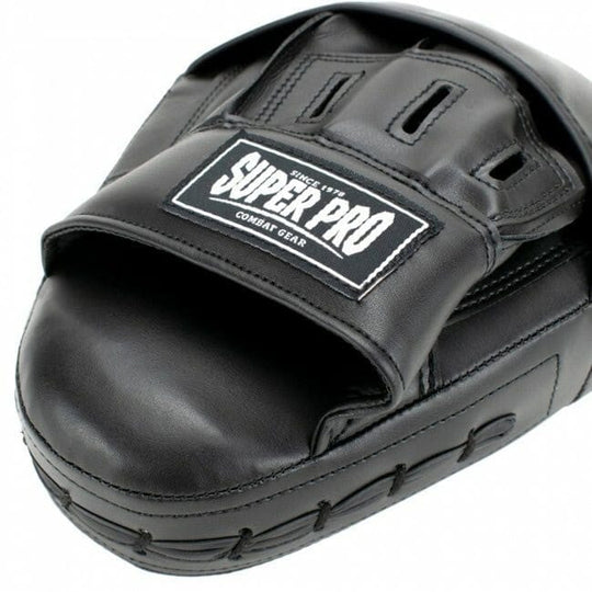Super Pro Handpads Curved PU Zwart