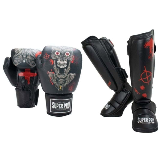 Super Pro Kickboxing Set Skull