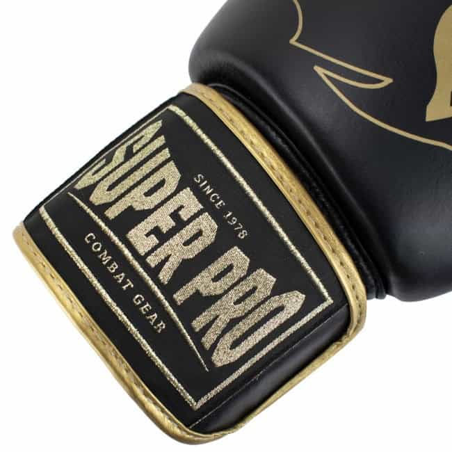 Super Pro Boxing Gloves Warrior Gold